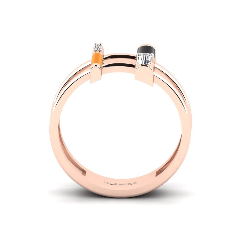 Rotgold 375 Ring Milos