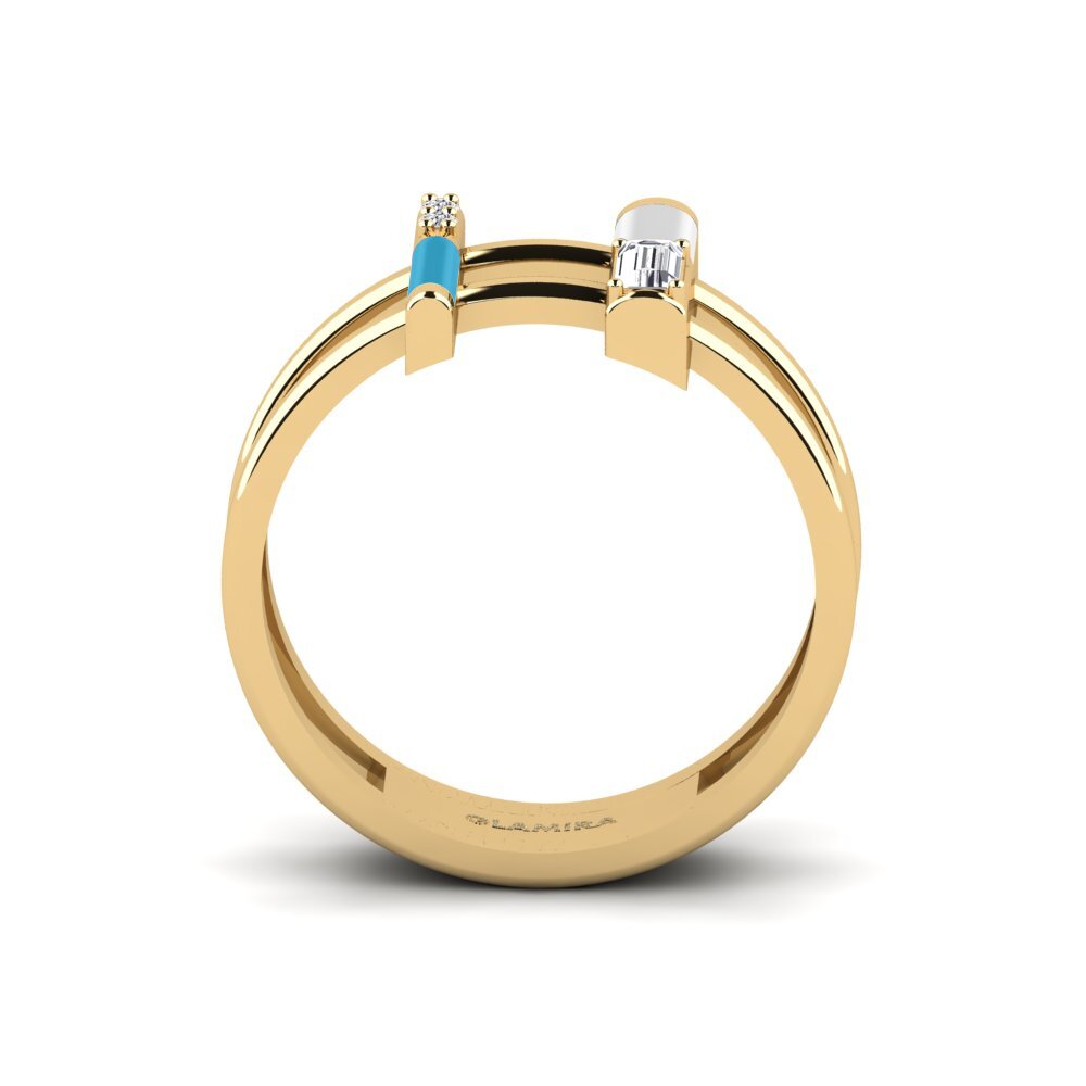 Gelbgold 585 Ring Milos