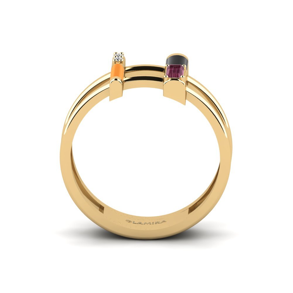 Rhodolit-Granat Ring Milos