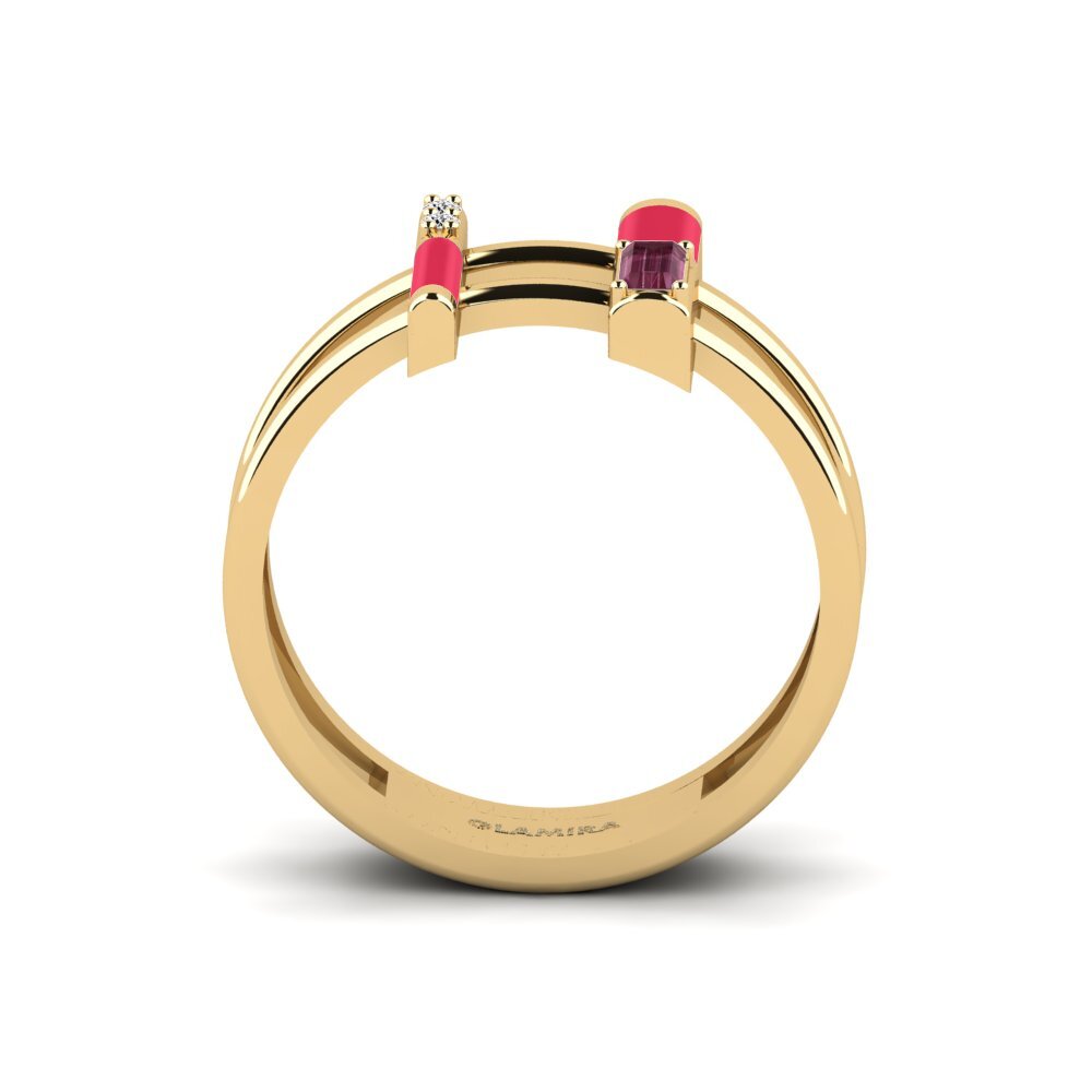 Rhodolit-Granat Ring Milos