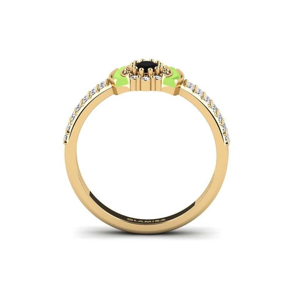 Schwarzer Diamant Ring Naturita