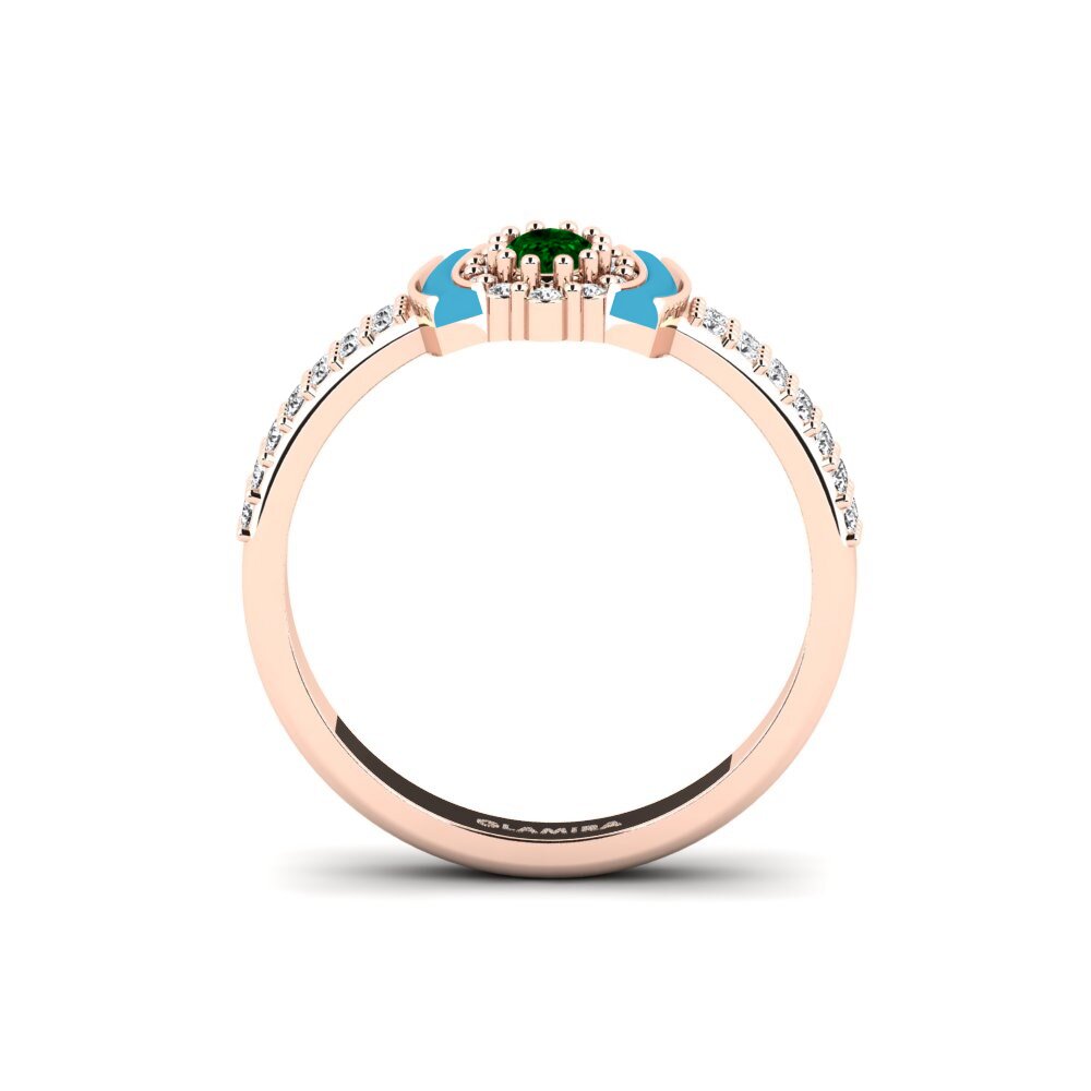 Rotgold 375 Ring Naturita