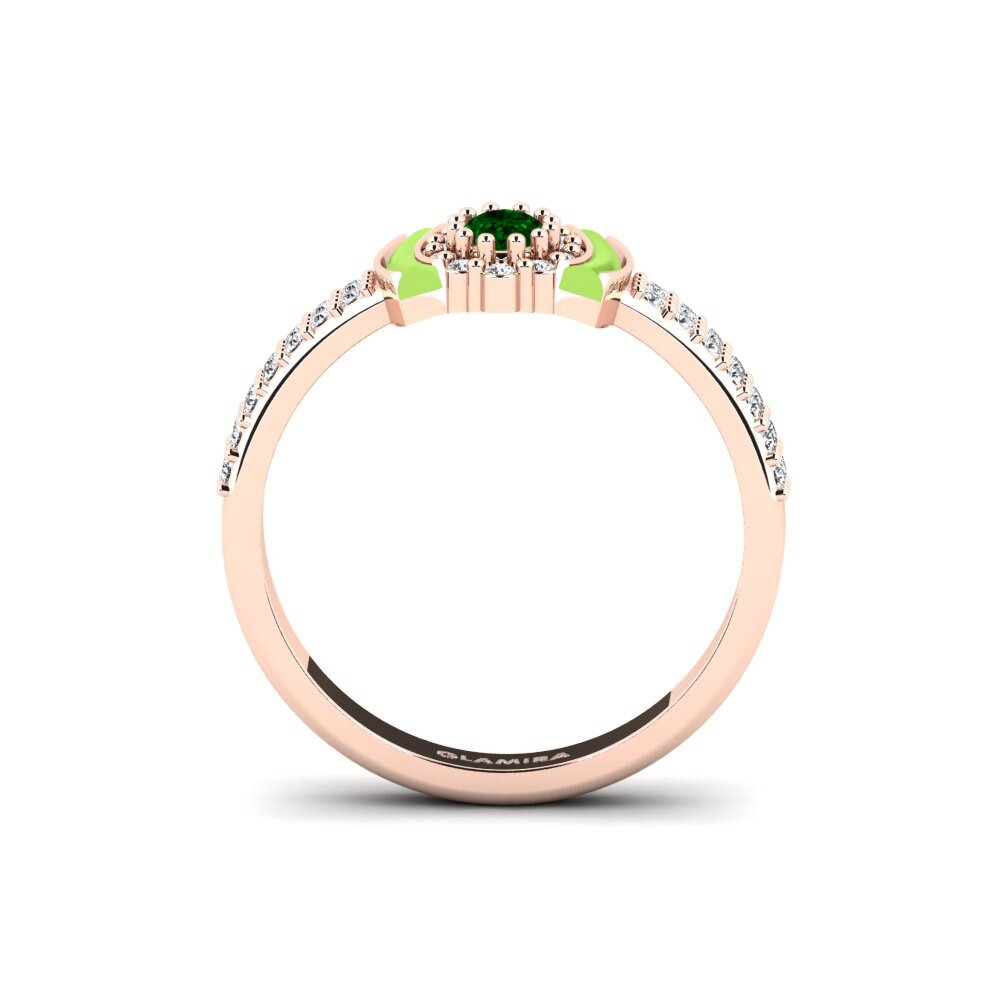 Rotgold 585 Ring Naturita