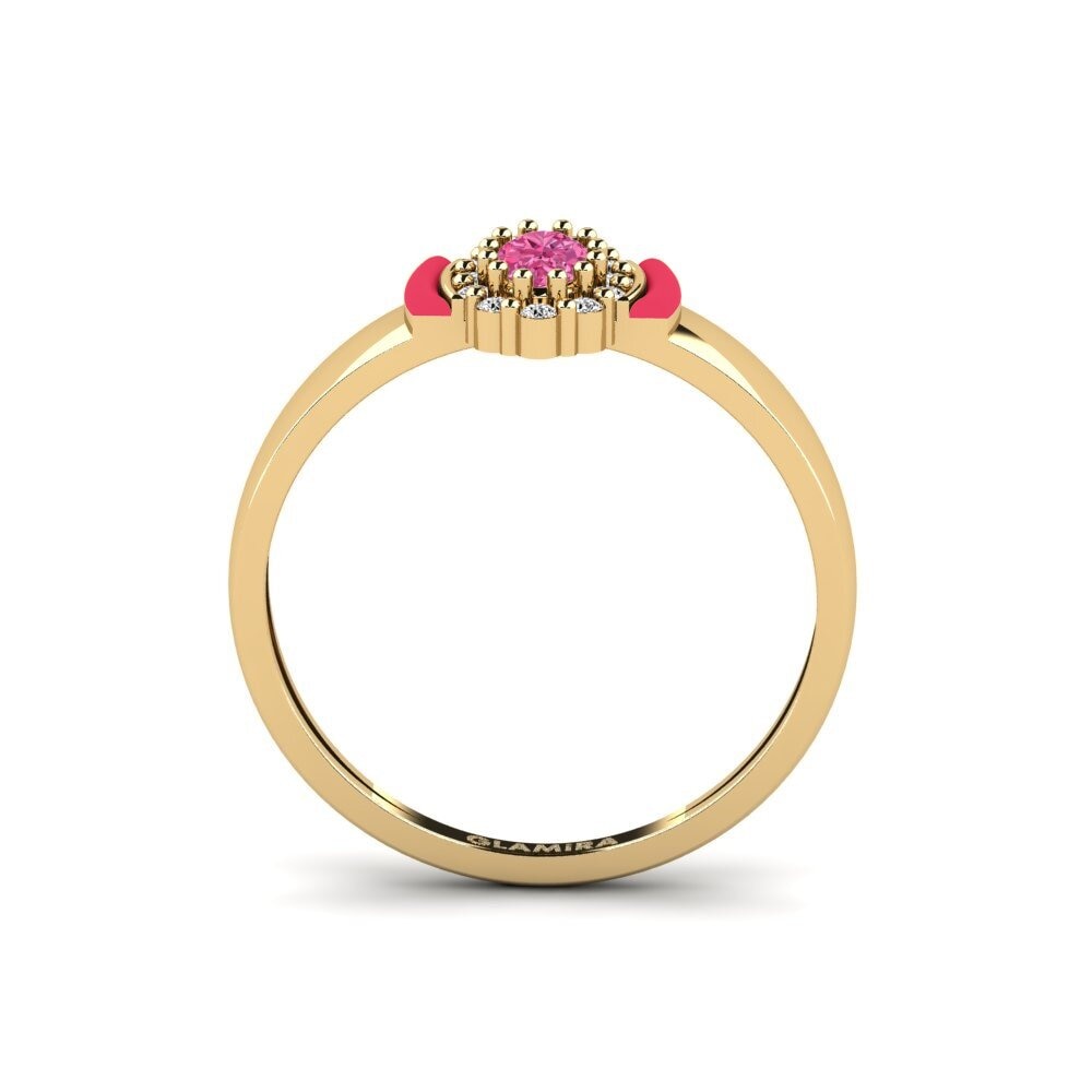 Rosa Turmalin Ring Newark