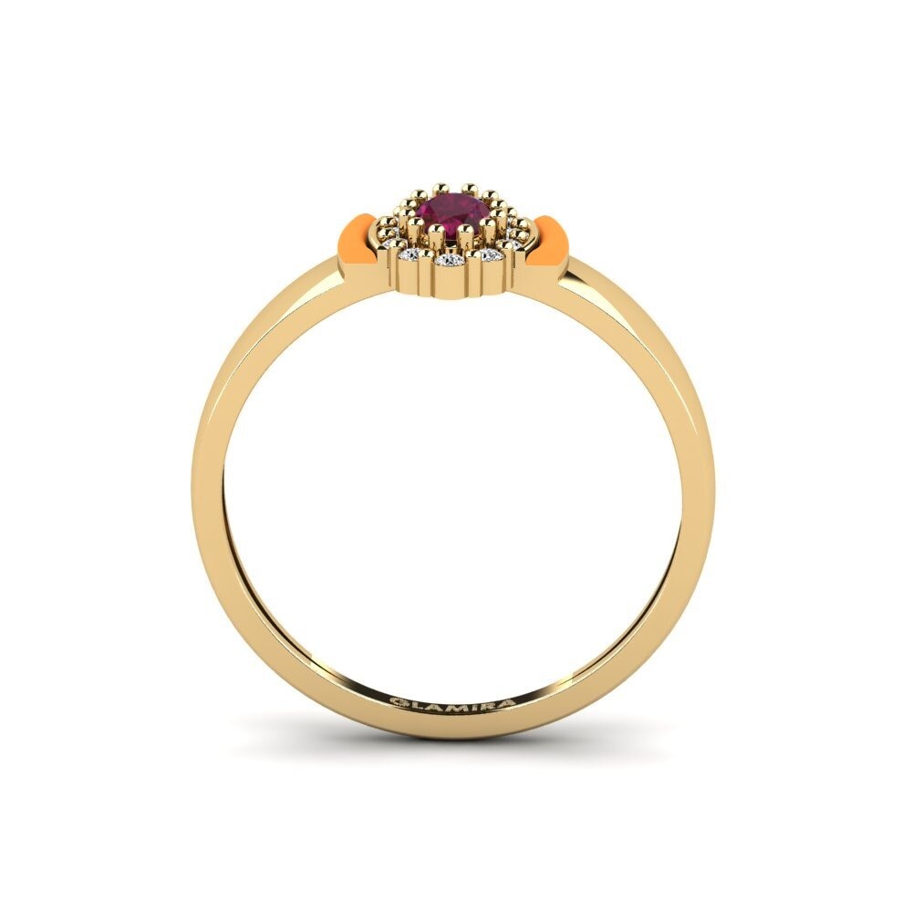 Rhodolit-Granat Ring Newark