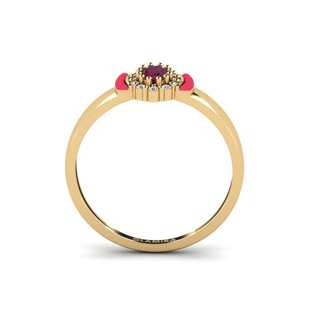 Rhodolit-Granat Ring Newark