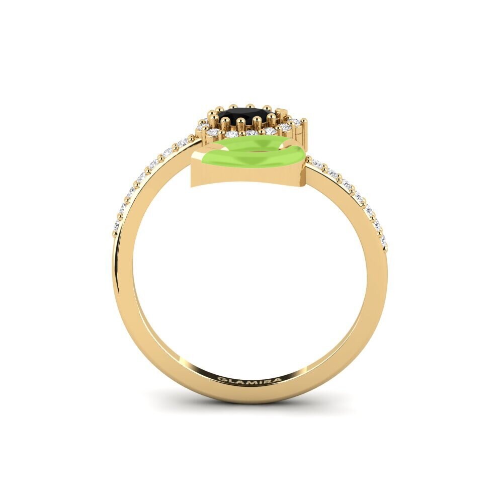 Schwarzer Diamant Ring Nucla