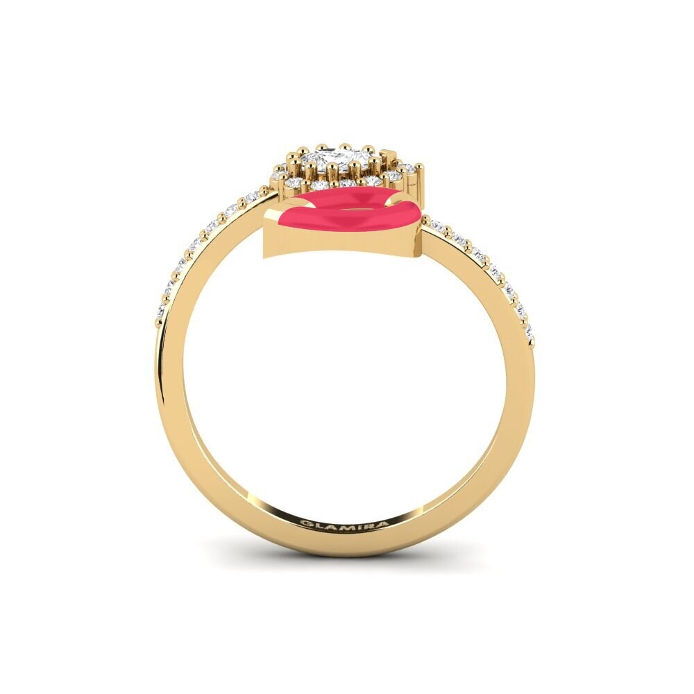 Weißer Saphir Ring Nucla