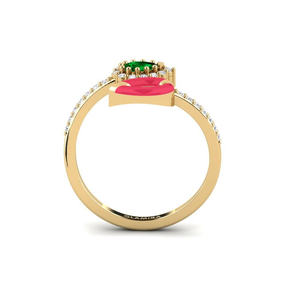 Zircone Vert Bague Nucla