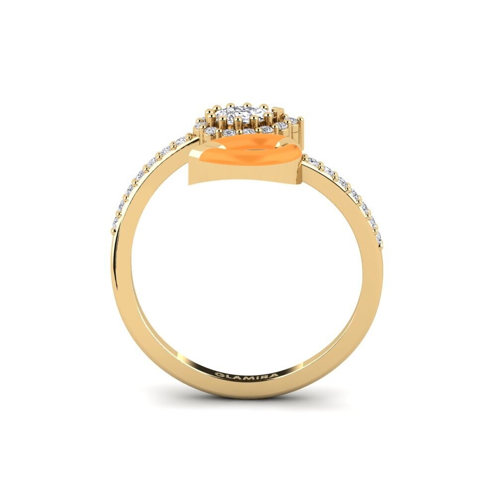 Labor-gezüchteter Diamant Ring Nucla