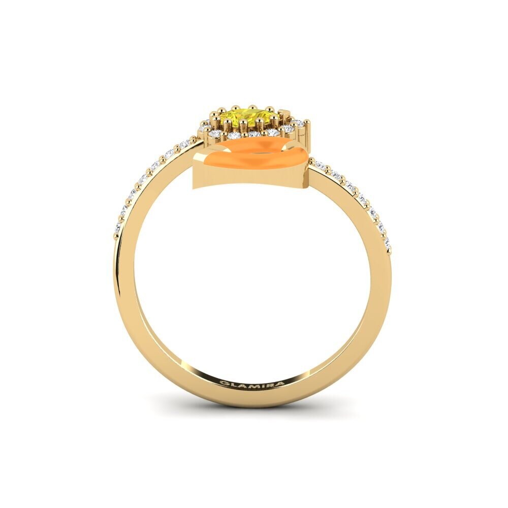 Gelber Saphir Ring Nucla