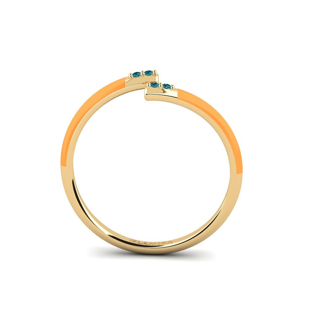 Blauer Diamant Ring Rhodes