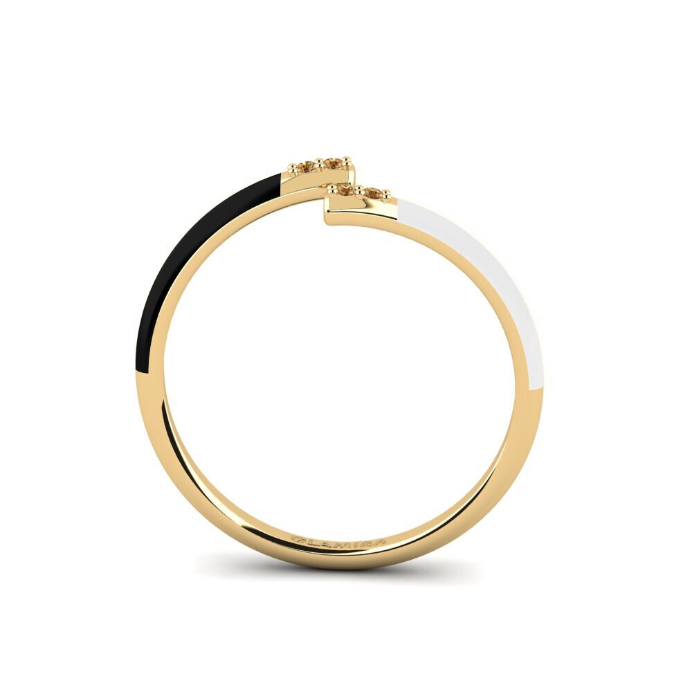 Brauner Diamant Ring Rhodes