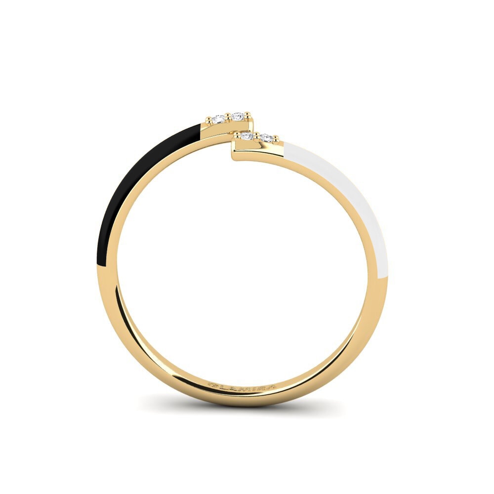 White sapphire Ring Rhodes