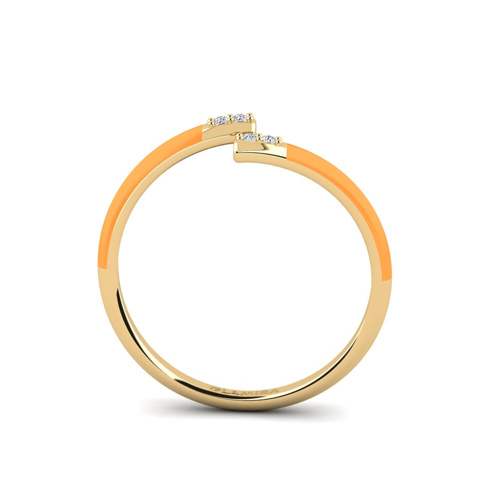 Labor-gezüchteter Diamant Ring Rhodes