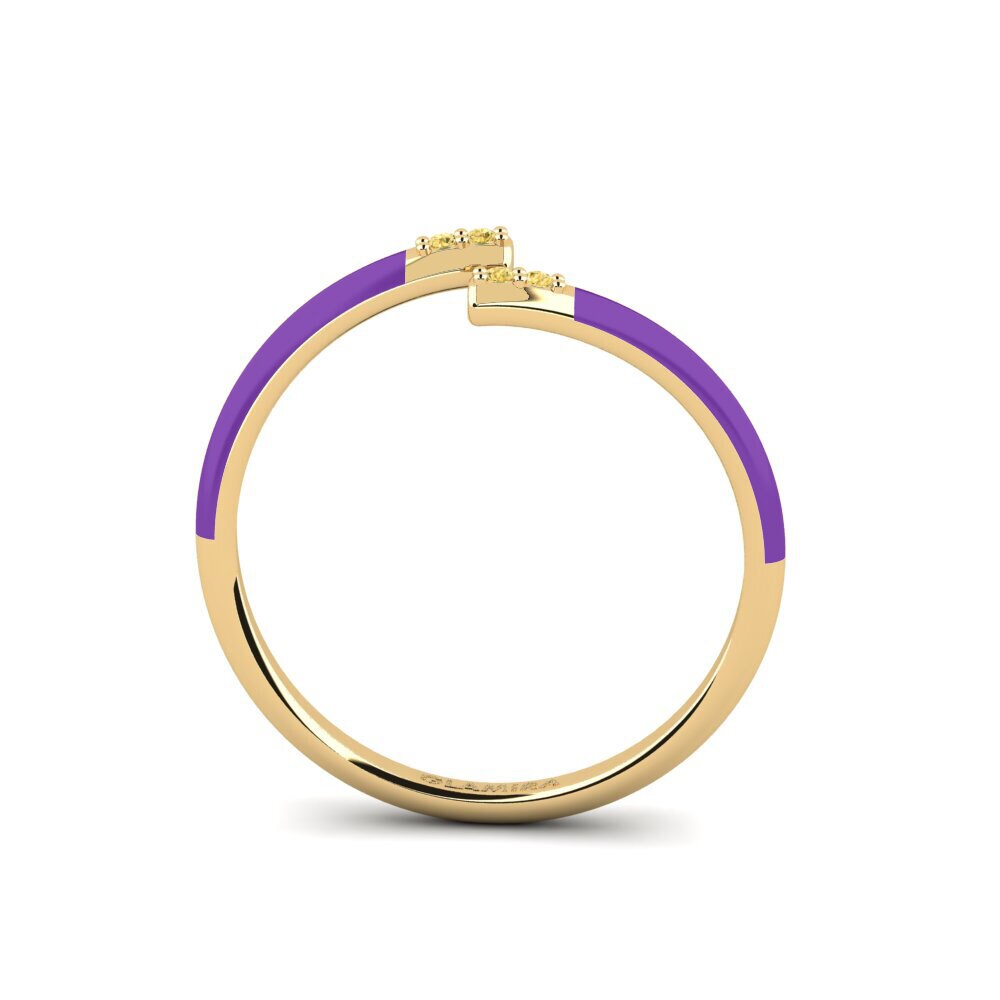 Yellow Diamond Ring Rhodes