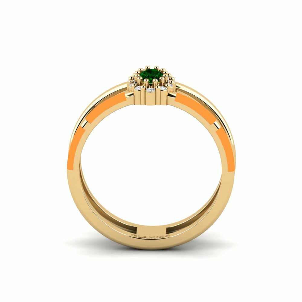 Zircone Vert Bague Roligt