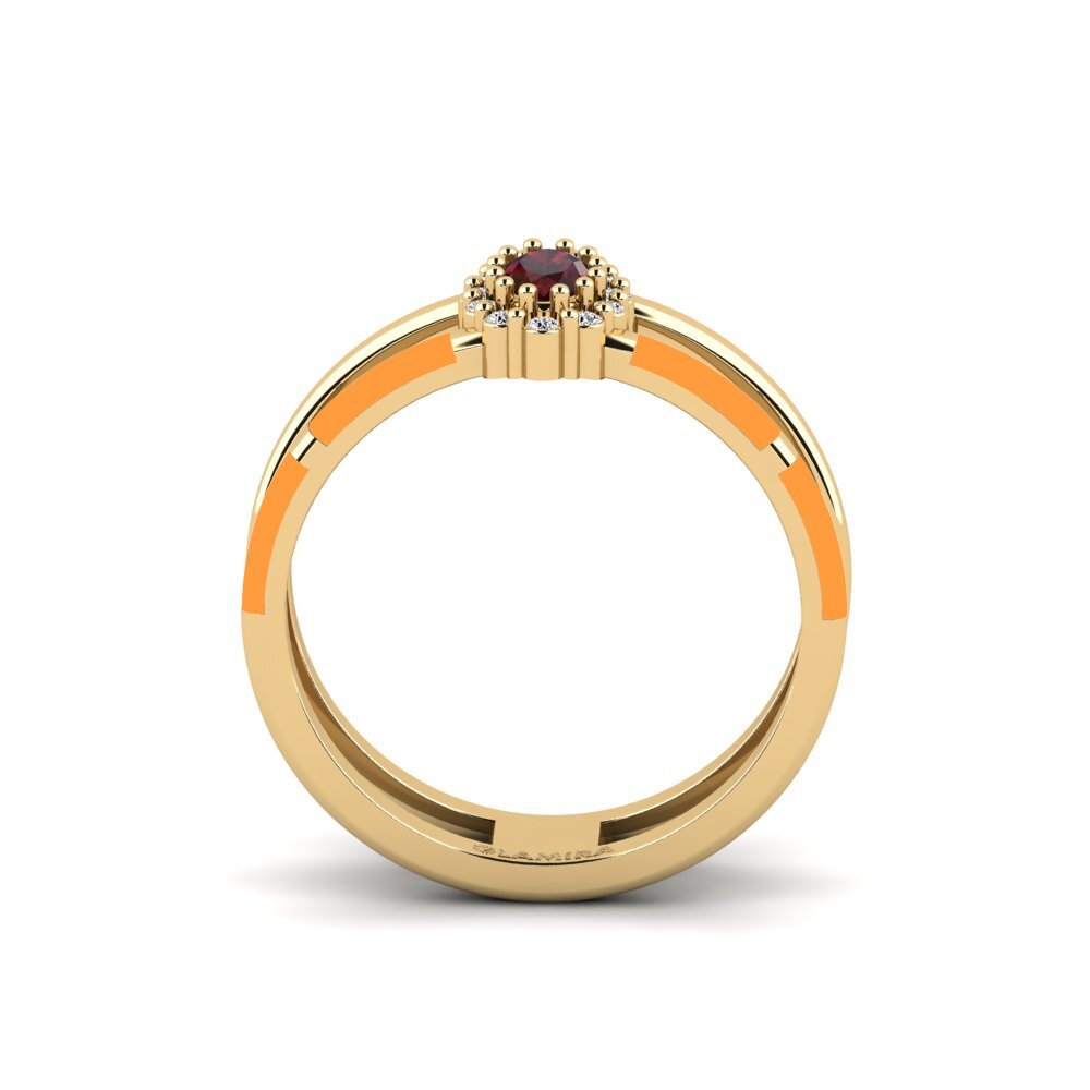 Granat Ring Roligt