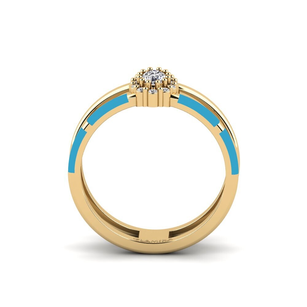 Moissanit Ring Roligt