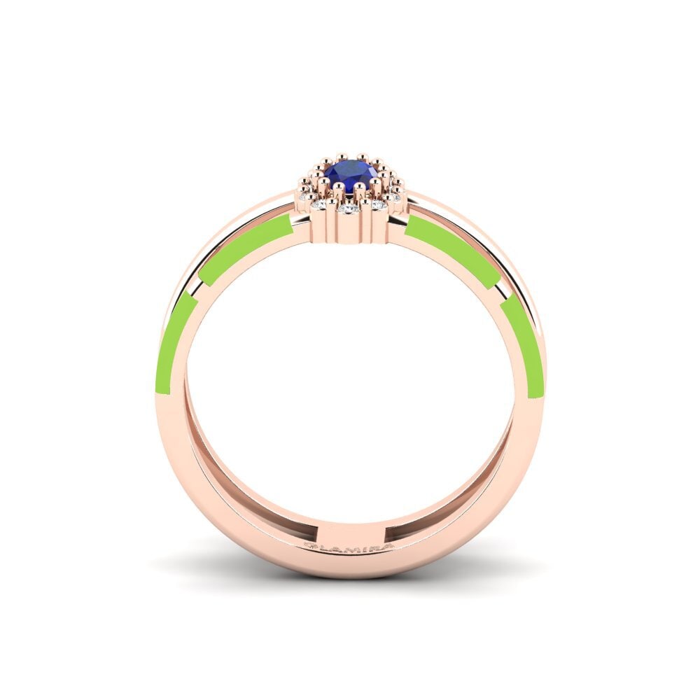 Rotgold 585 Ring Roligt