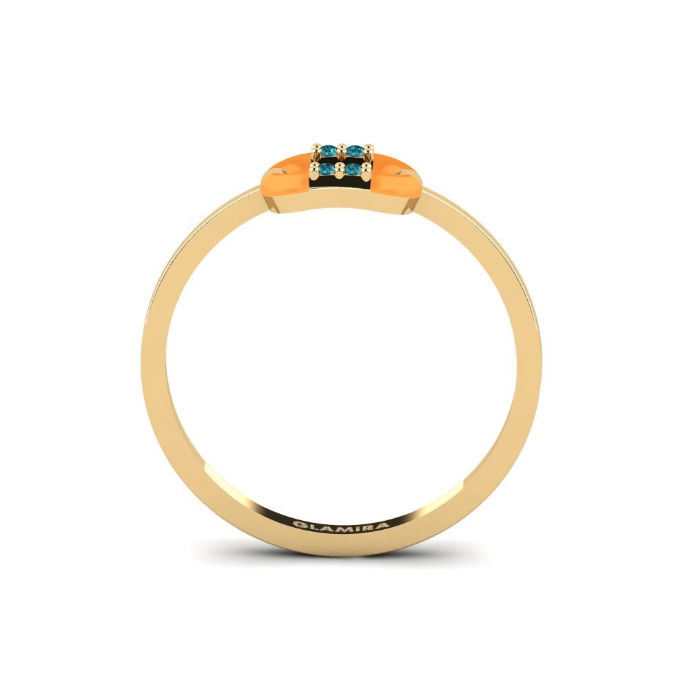 Blauer Diamant Ring Samothrace