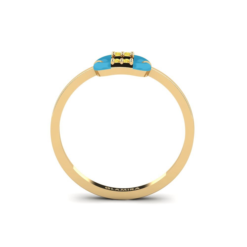 Gelber Saphir Ring Samothrace