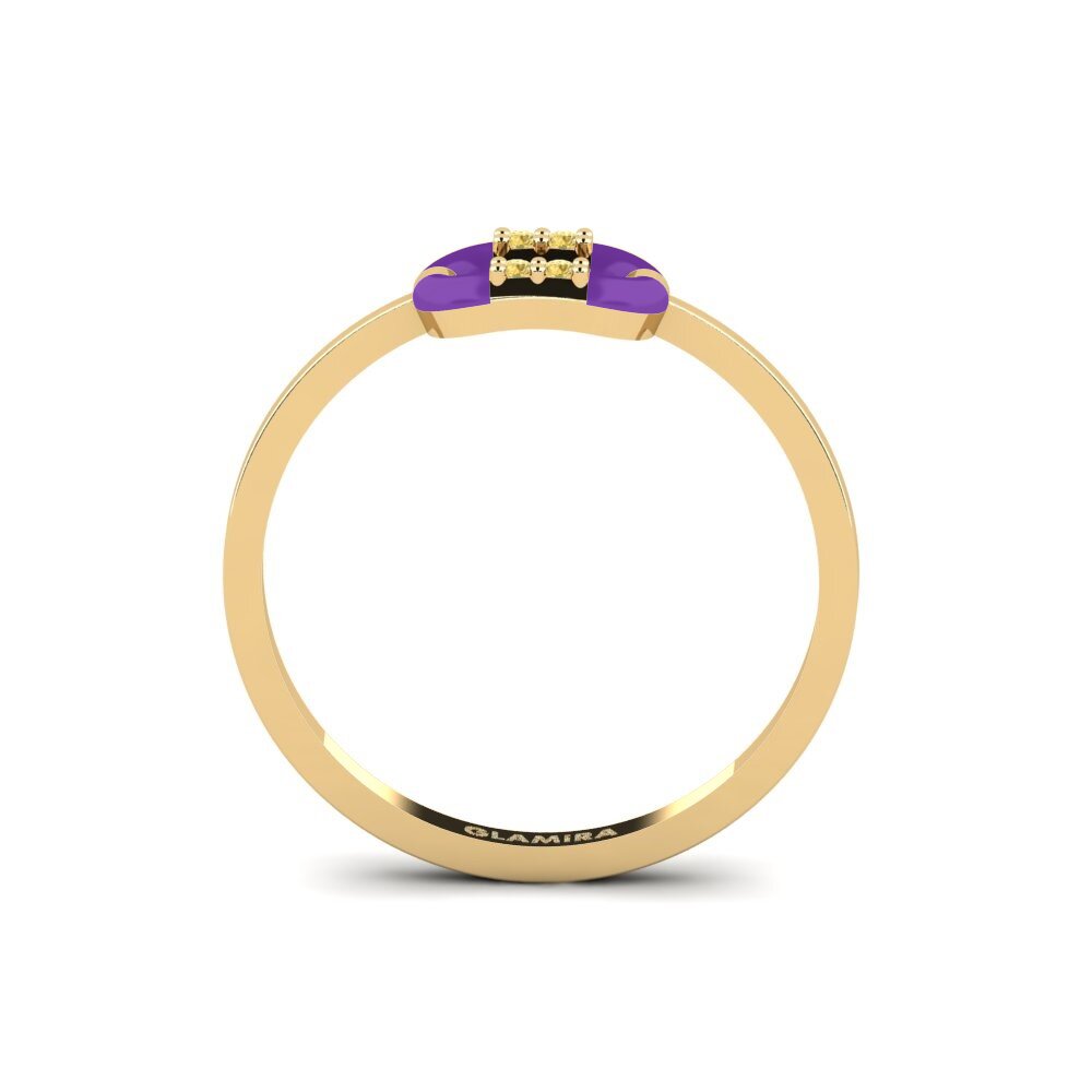 Yellow Diamond Ring Samothrace