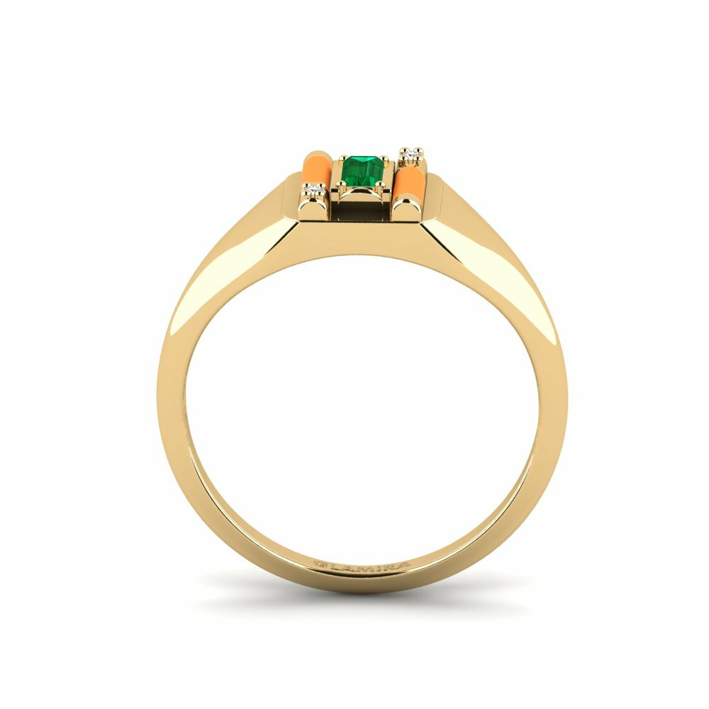 Zircone Vert Bague Skyro