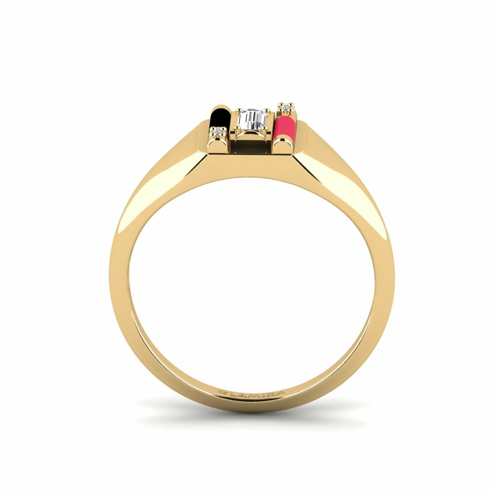 Diamant De Synthèse Bague Skyro