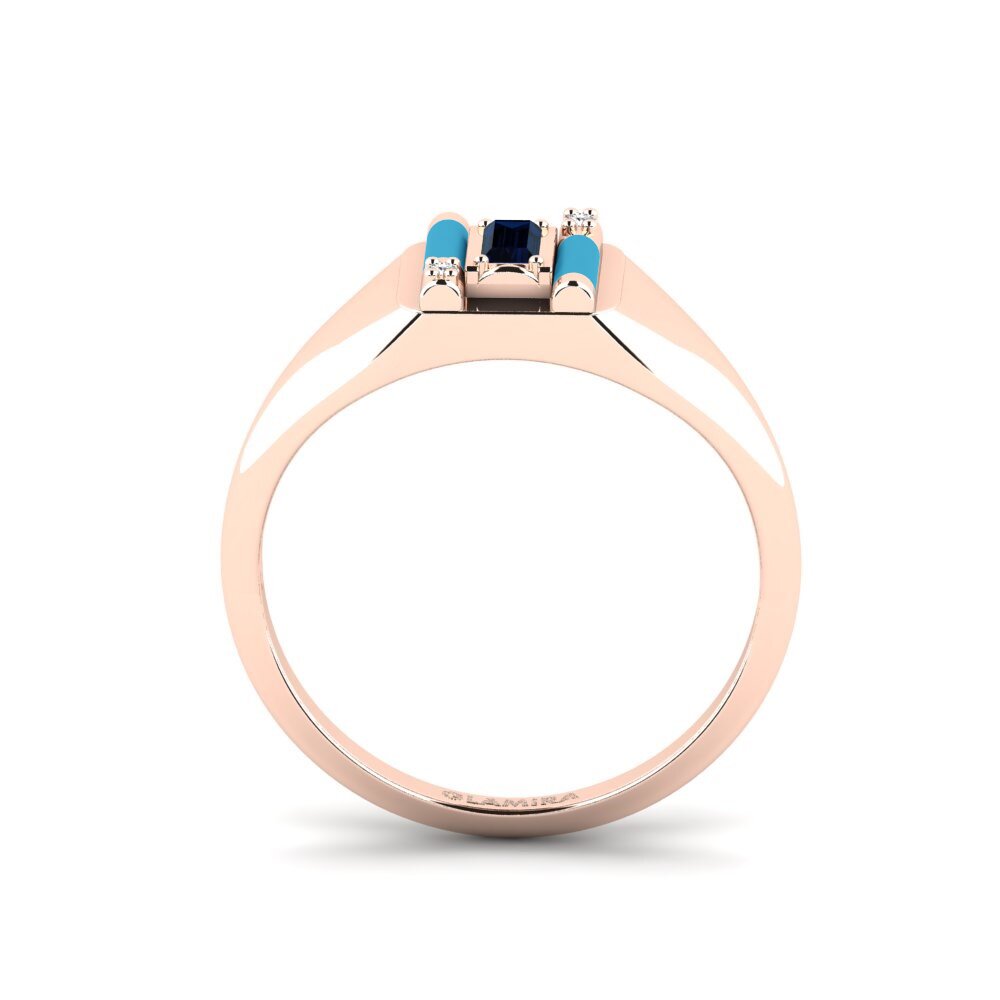 Rotgold 375 Ring Skyro