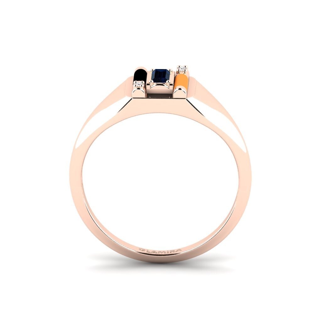 Rotgold 375 Ring Skyro