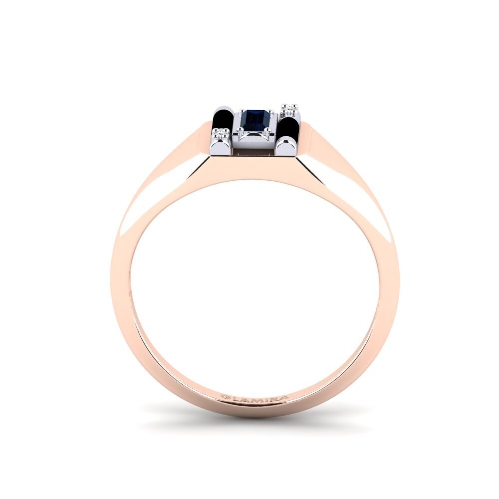 375 Rot & Weißgold Ring Skyro