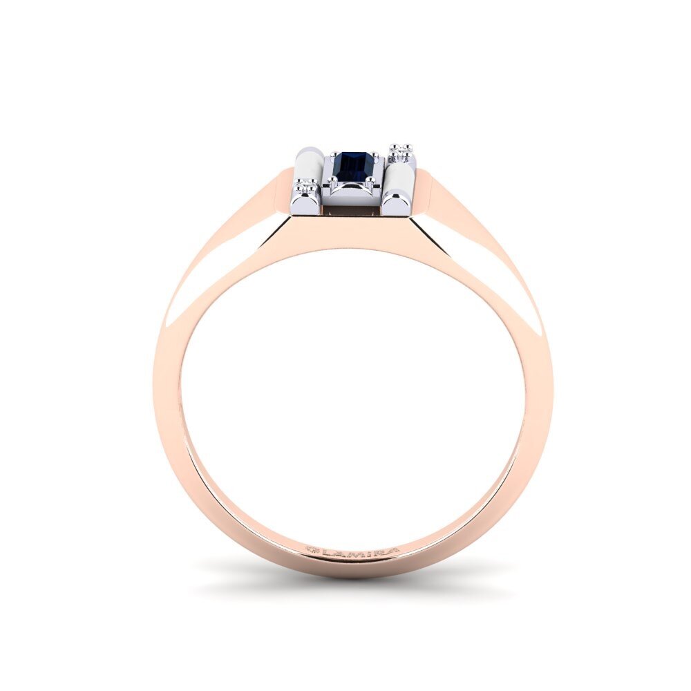585 Rot & Weißgold Ring Skyro