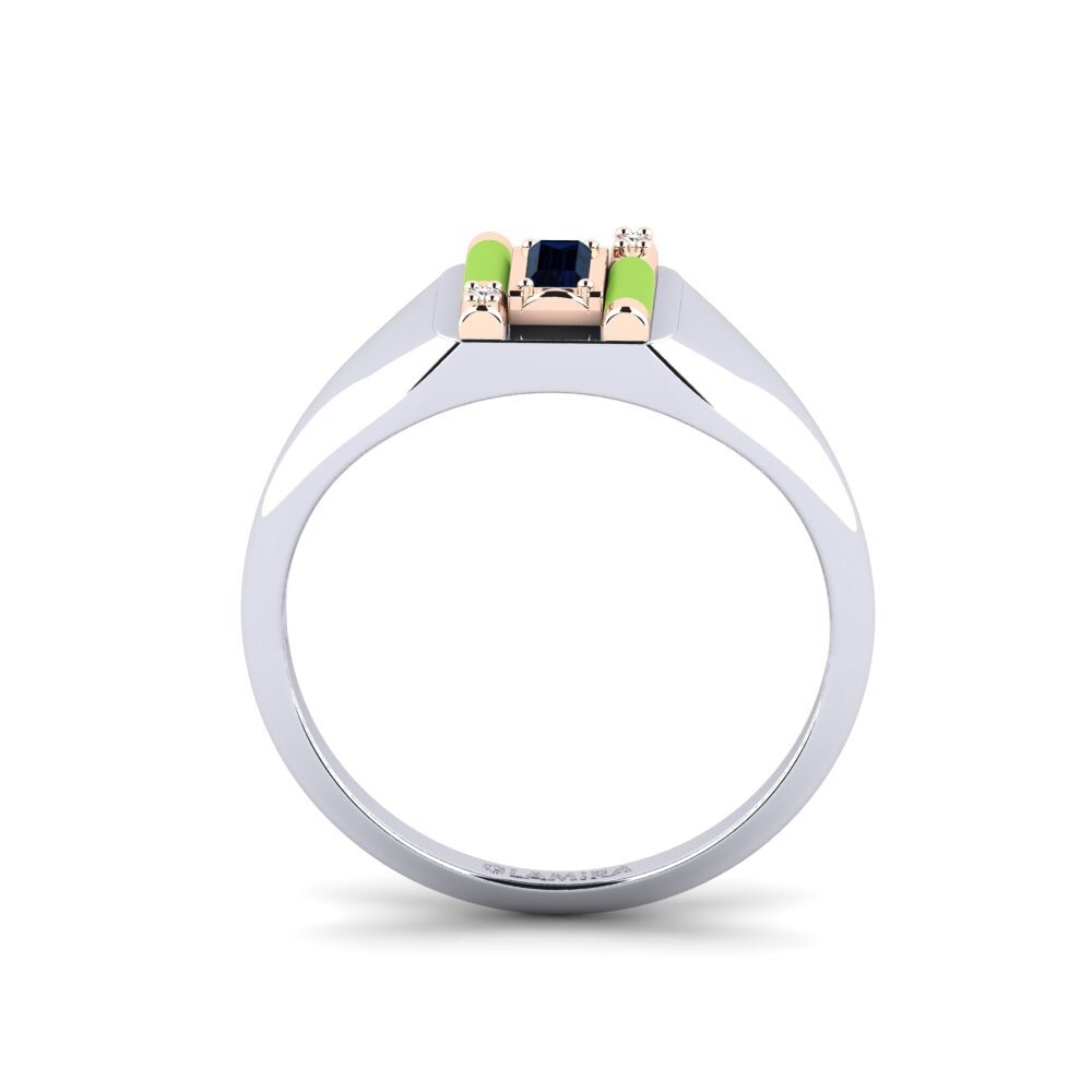 585 Weiß & Rotgold Ring Skyro