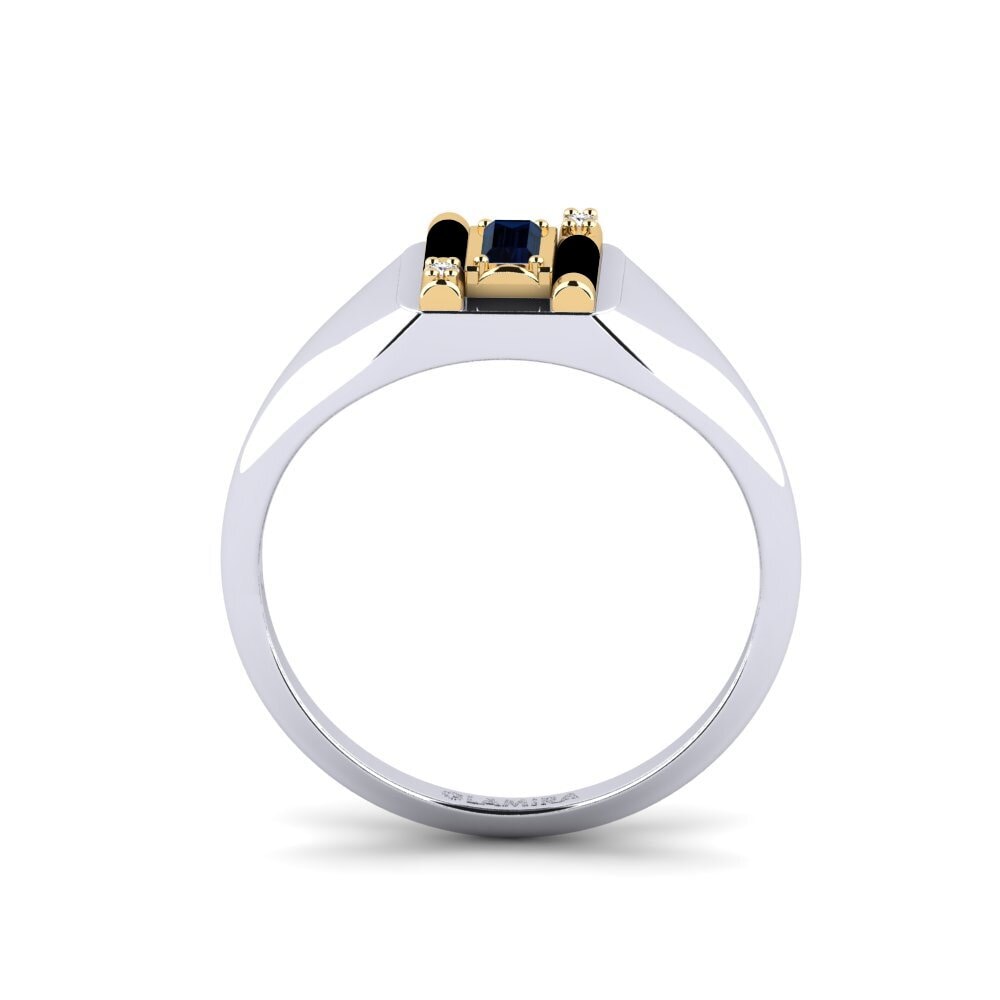 585 Weiß & Gelbgold Ring Skyro