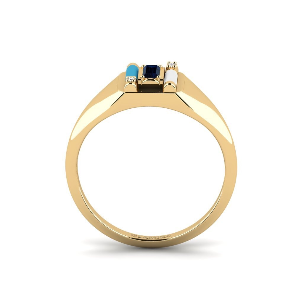 Gelbgold 585 Ring Skyro