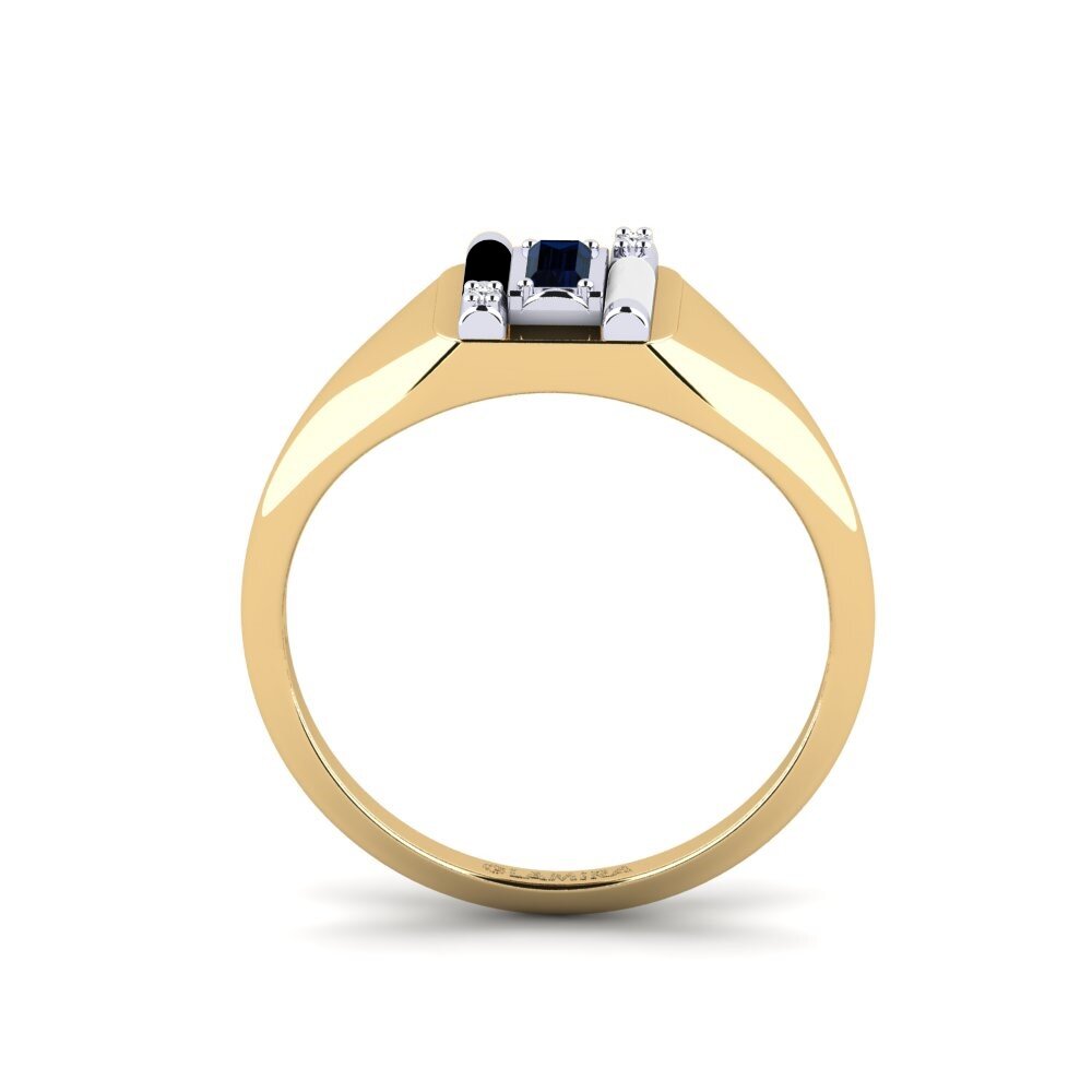 585 Gelb & Weißgold Ring Skyro