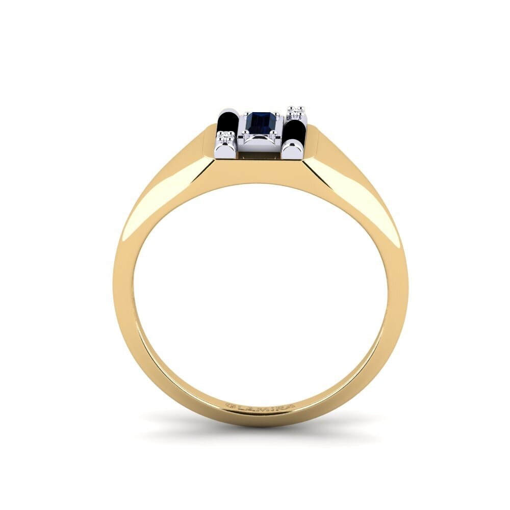 375 Gelb & Weißgold Ring Skyro