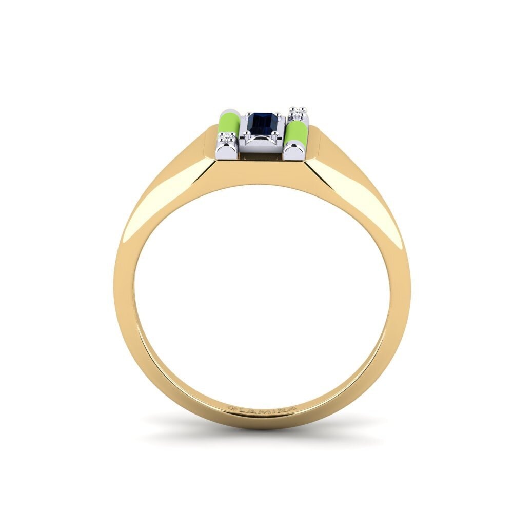375 Gelb & Weißgold Ring Skyro