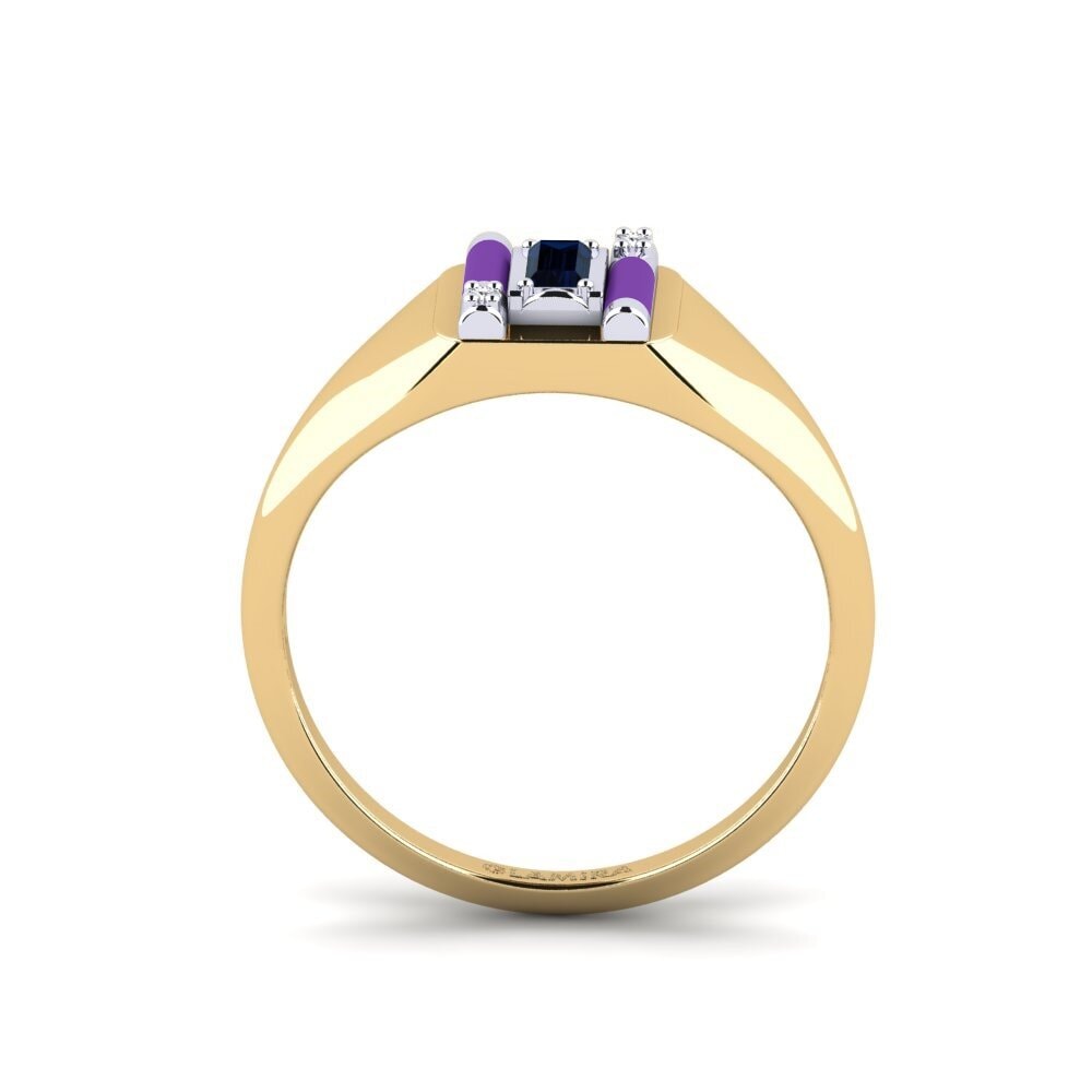 375 Gelb & Weißgold Ring Skyro