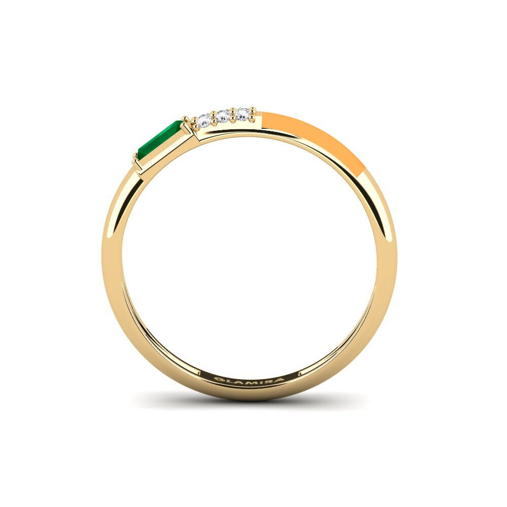 Zircone Vert Bague Sporades