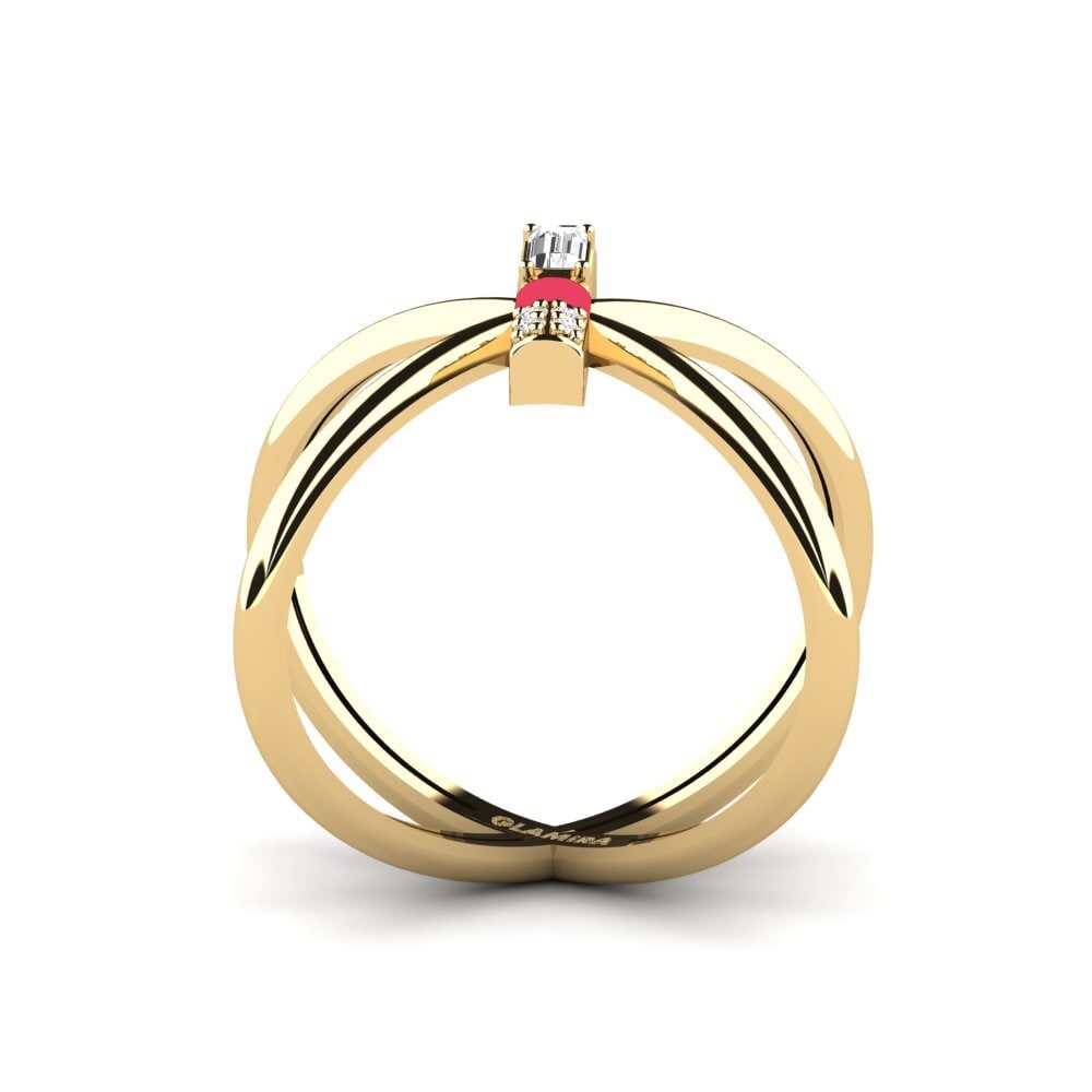 Weißer Saphir Ring Tinosa