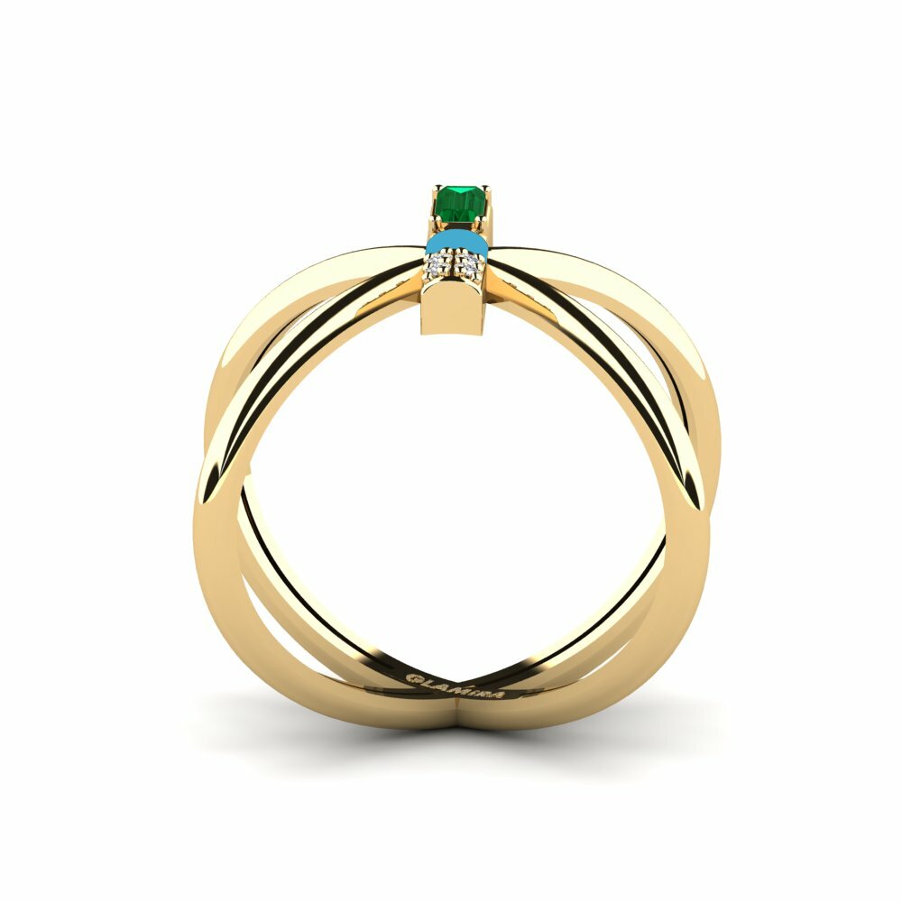 Zircone Vert Bague Tinosa