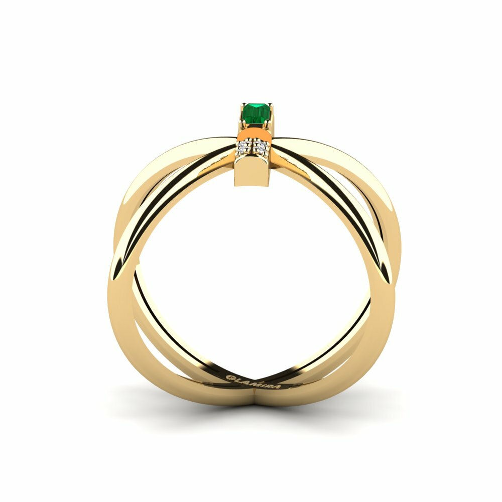 Zircone Vert Bague Tinosa