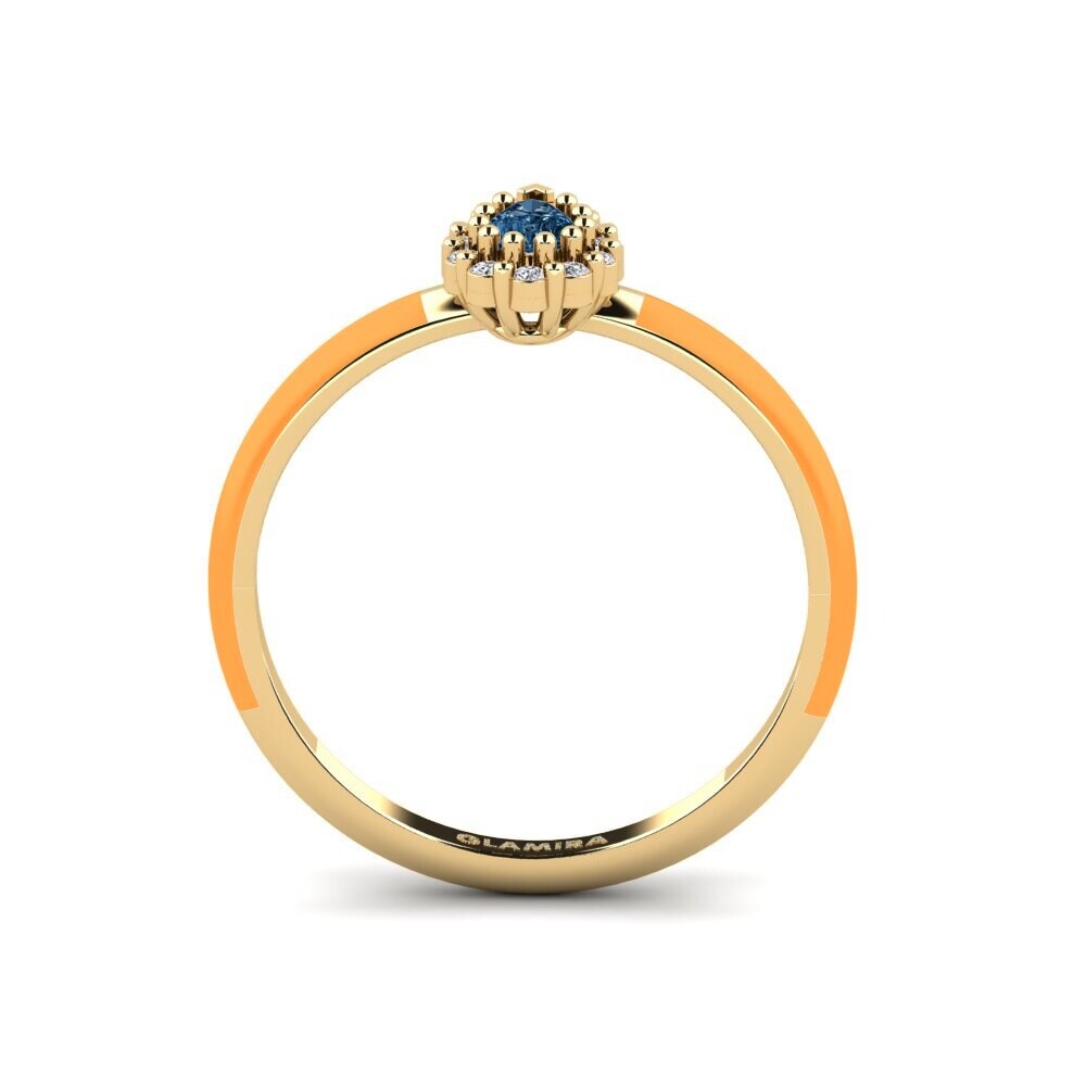 Blauer Diamant Ring Zabava
