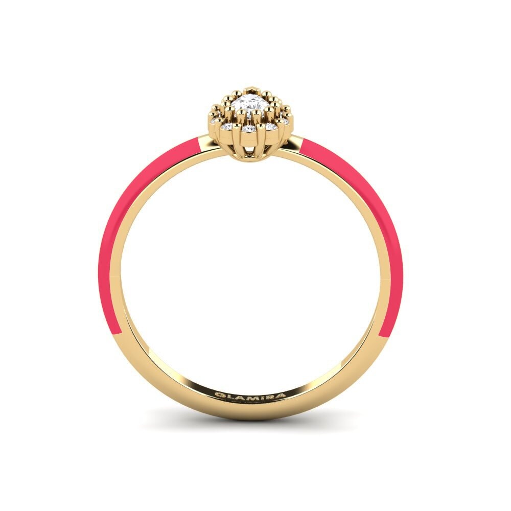 Weißer Saphir Ring Zabava