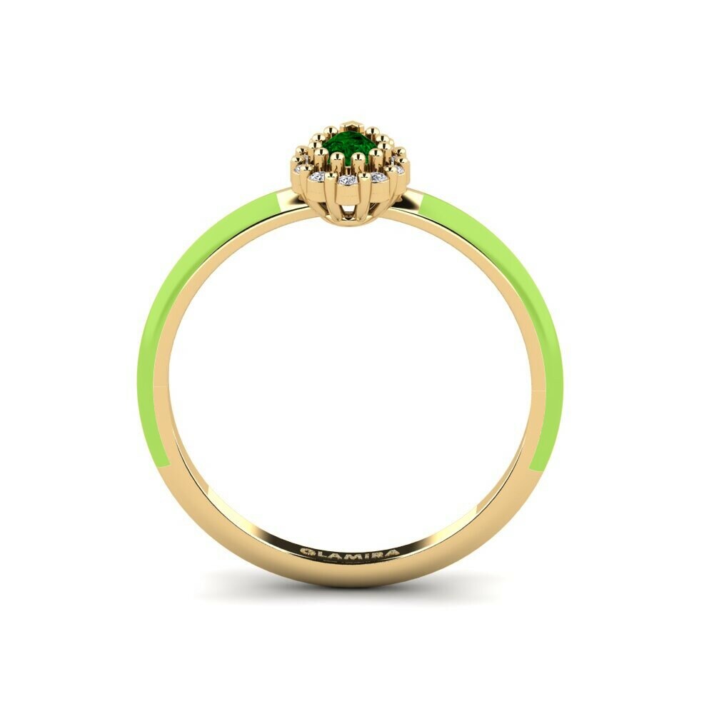 Zircone Vert Bague Zabava