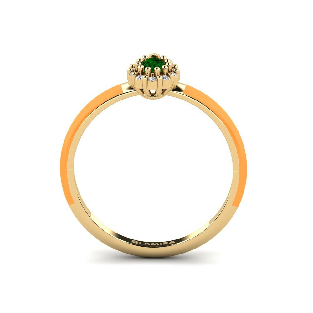 Zircone Vert Bague Zabava