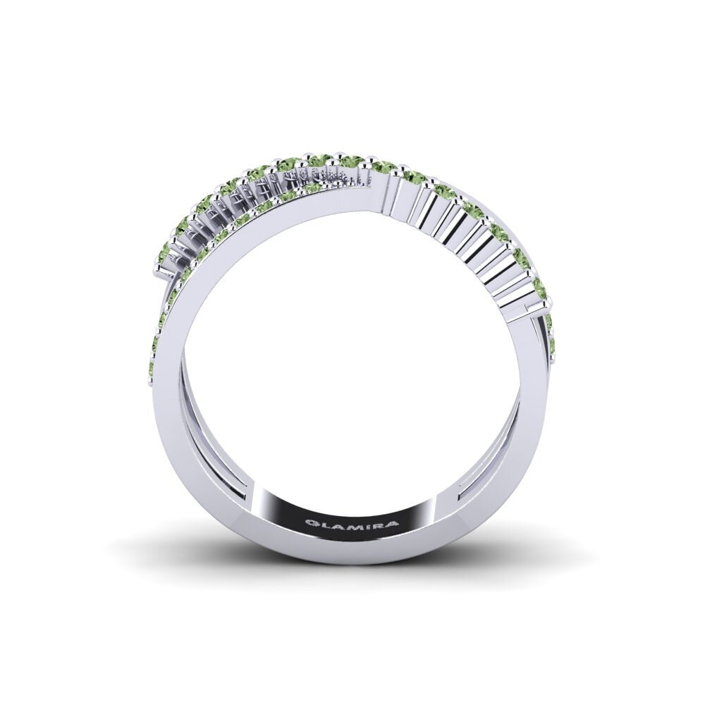 Diamante Verde Anel Akitanya