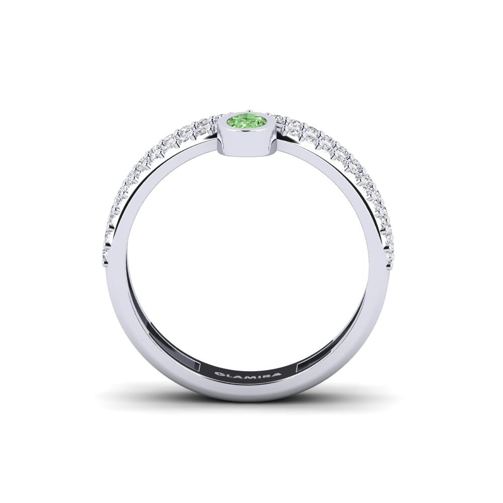 Diamante Verde Anel Almensilla
